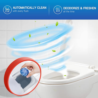 Toilet Bowl Cleaner Tablet, Commercial Bathroom Cleaners, 12 Pack