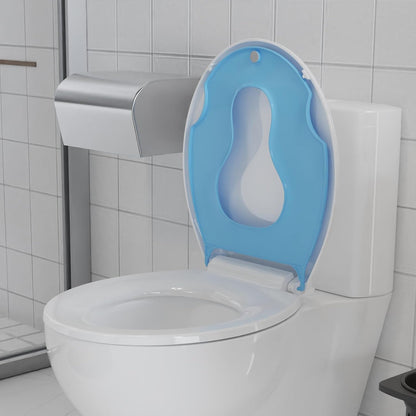 Elongated Toilet Seat with Slow Close & Quiet Close, 19 Inch Never Loosen Durable Lid, Polypropylene Easy to Install & Clean, White