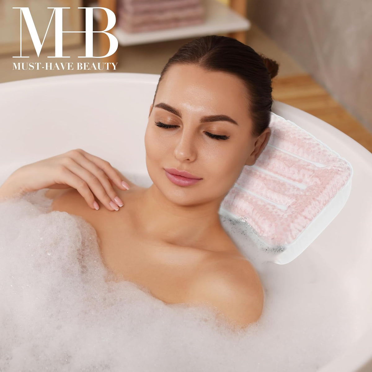 Glitter Gel Spa Pillow - Cooling Bathtub & Hot Tub Relaxation Cushion