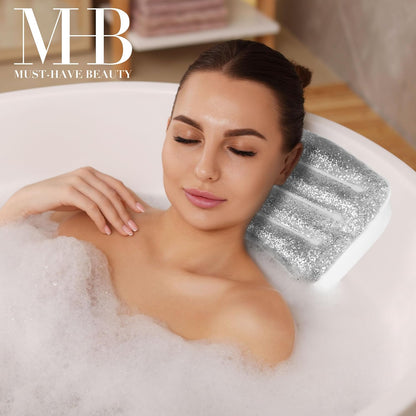 Glitter Gel Spa Pillow - Cooling Bathtub & Hot Tub Relaxation Cushion