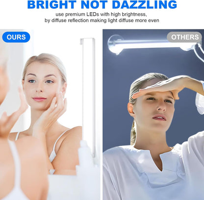 LED Vanity Lights for Mirror, Bright Dimmable and Color Temperature Changeable LED Makeup Light, Durable Stick-on 5V USB Powered Mirror Lights