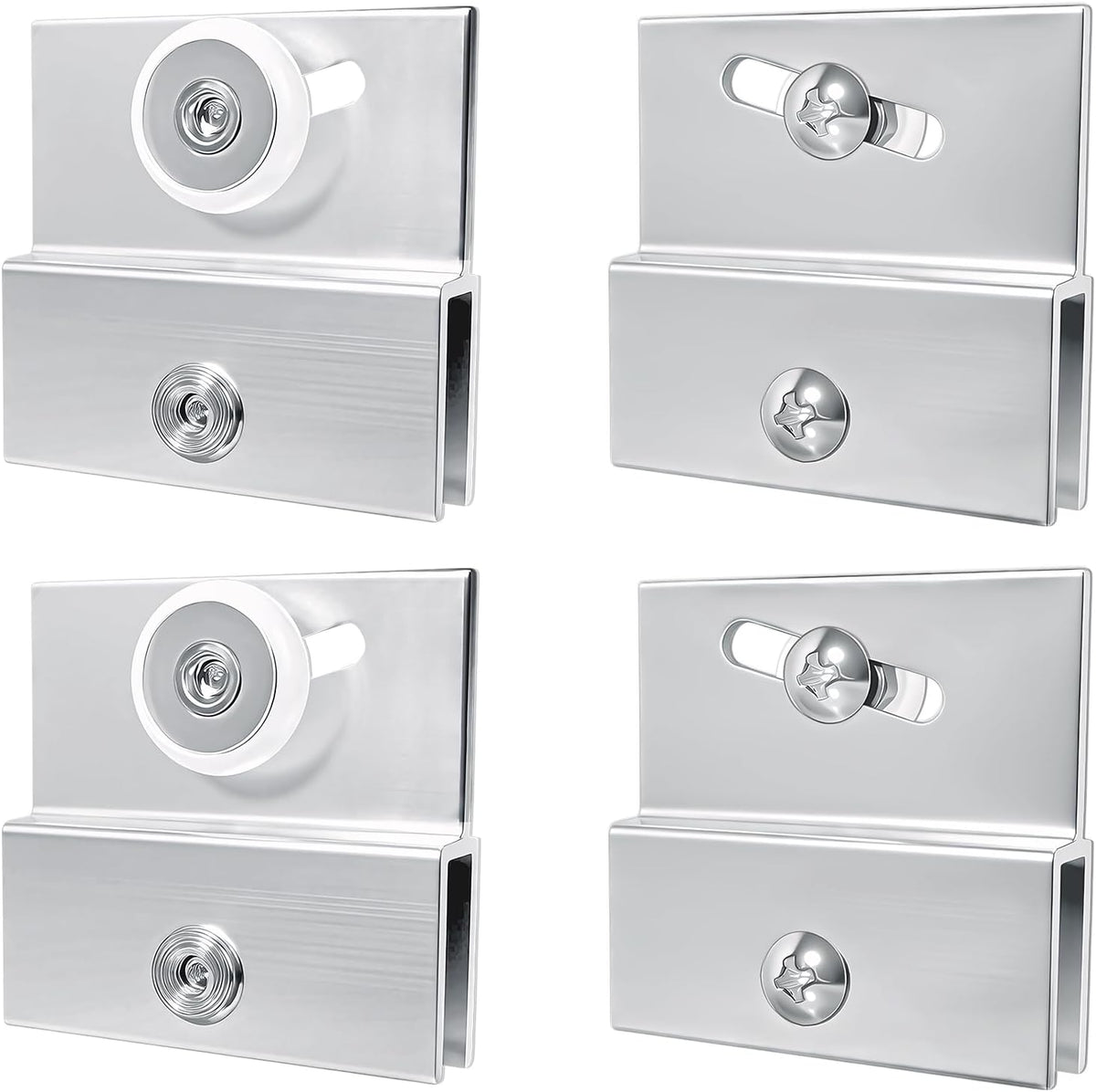 4 Pcs M 6054 Top Bracket Roller Assembly for Frameless Shower Doors