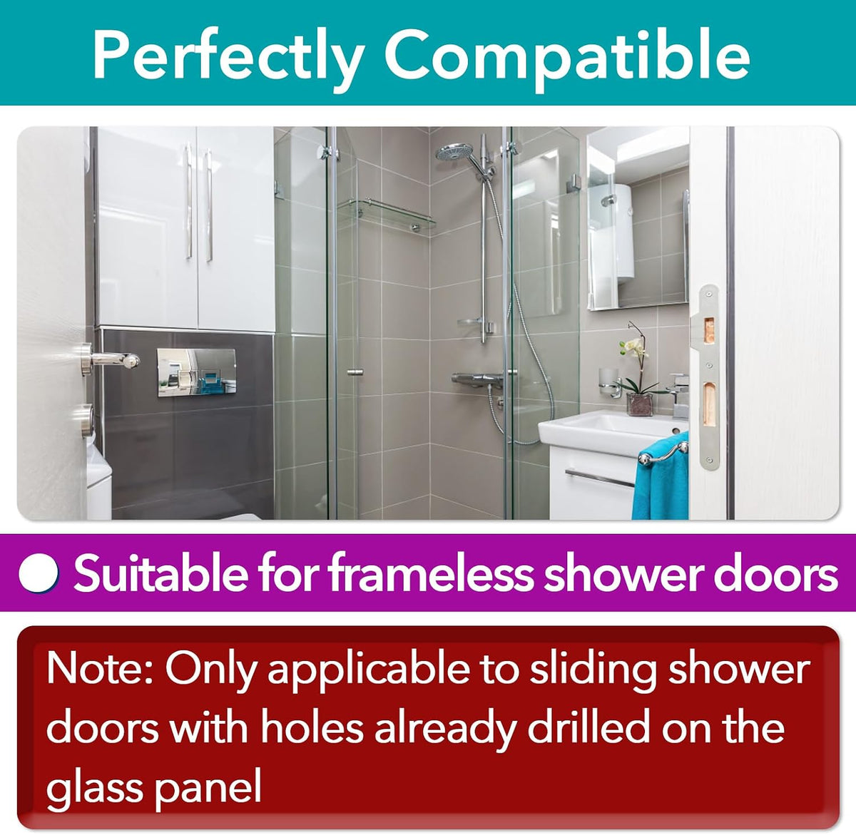 4 Pcs M 6054 Top Bracket Roller Assembly for Frameless Shower Doors