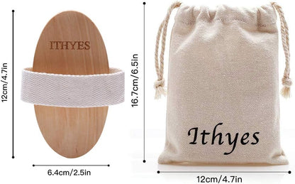 Dry Brushing Body Brush Exfoliating Brush Natural Bristle Bath Brush for Remove Dead Skin Toxins Cellulite,Treatment,Improves Lymphatic Functions,Exfoliates,Stimulates Blood Circulation