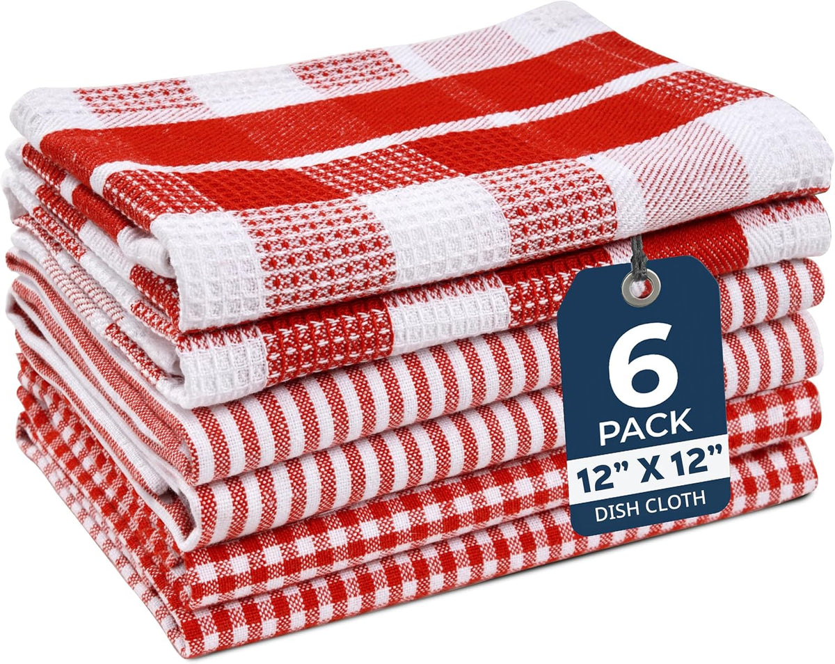 Dish Towels for Kitchen 100% Cotton Tightly Woven - Olive