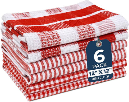 Dish Towels for Kitchen 100% Cotton Tightly Woven - Olive