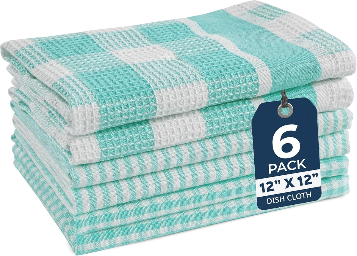 Dish Towels for Kitchen 100% Cotton Tightly Woven - Olive