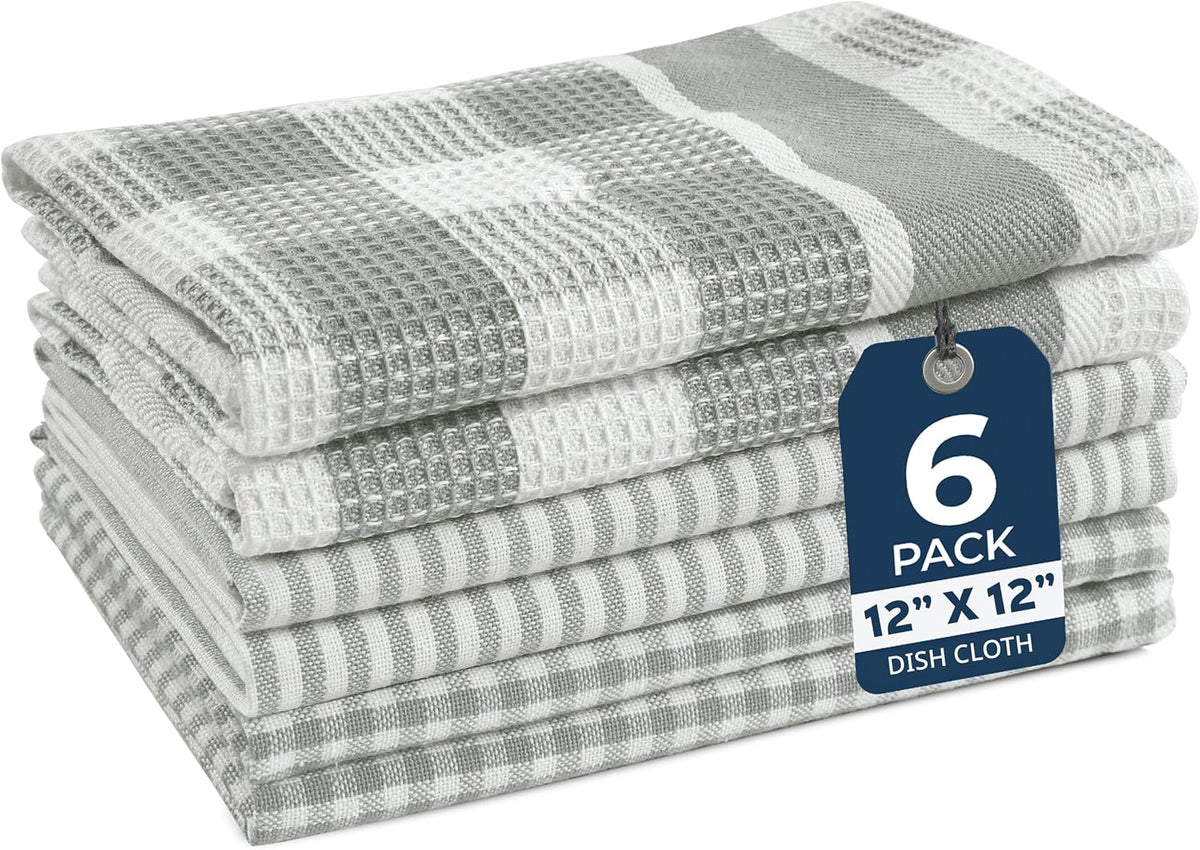 Dish Towels for Kitchen 100% Cotton Tightly Woven - Olive