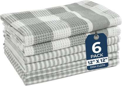 Dish Towels for Kitchen 100% Cotton Tightly Woven - Olive