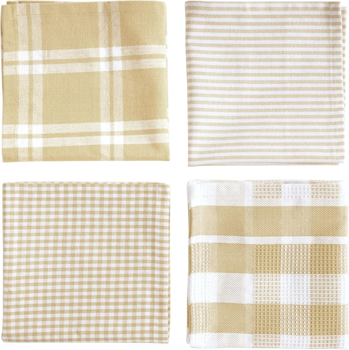 Dish Towels for Kitchen 100% Cotton Tightly Woven - Olive