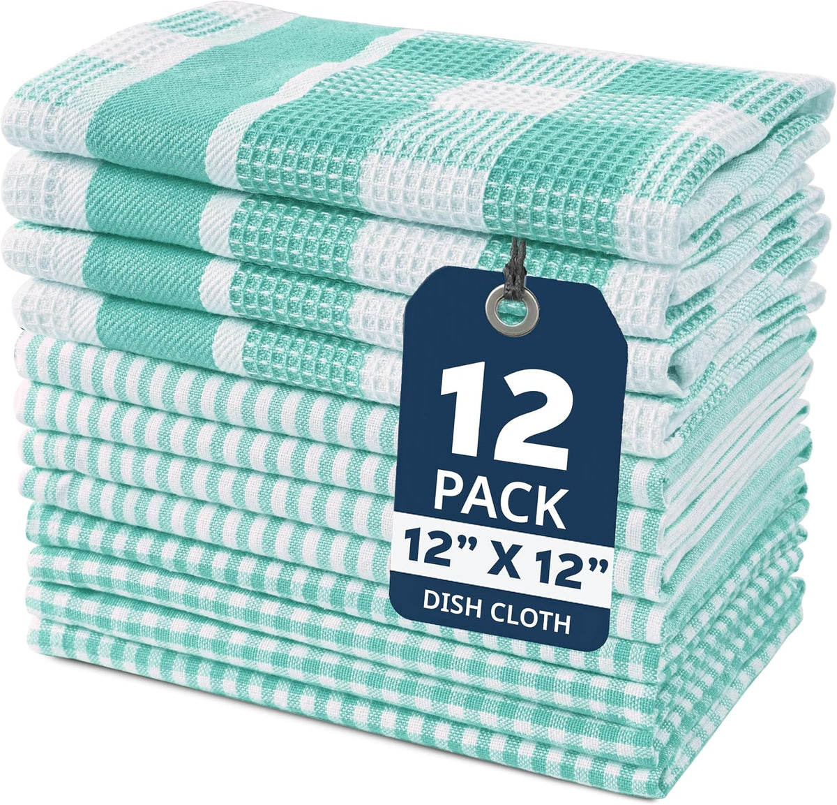 Dish Towels for Kitchen 100% Cotton Tightly Woven - Olive