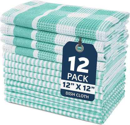 Dish Towels for Kitchen 100% Cotton Tightly Woven - Olive