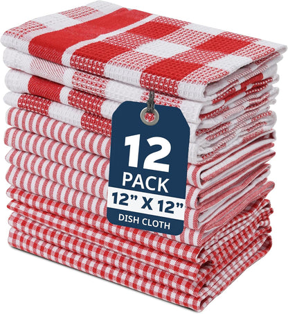 Dish Towels for Kitchen 100% Cotton Tightly Woven - Olive