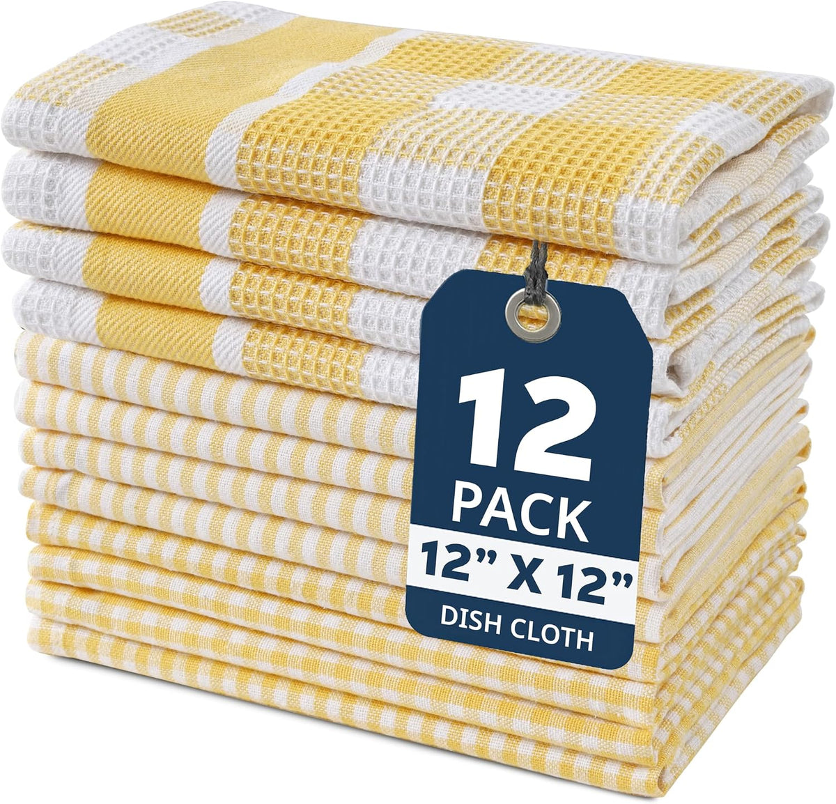 Dish Towels for Kitchen 100% Cotton Tightly Woven - Olive