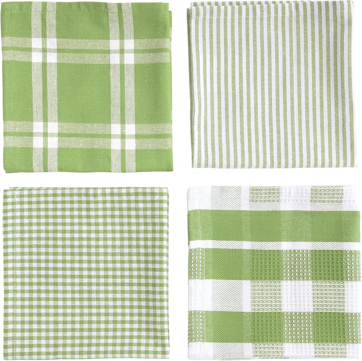 Dish Towels for Kitchen 100% Cotton Tightly Woven - Olive
