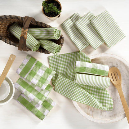 Dish Towels for Kitchen 100% Cotton Tightly Woven - Olive