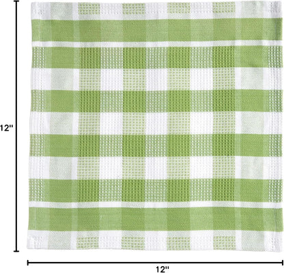 Dish Towels for Kitchen 100% Cotton Tightly Woven - Olive