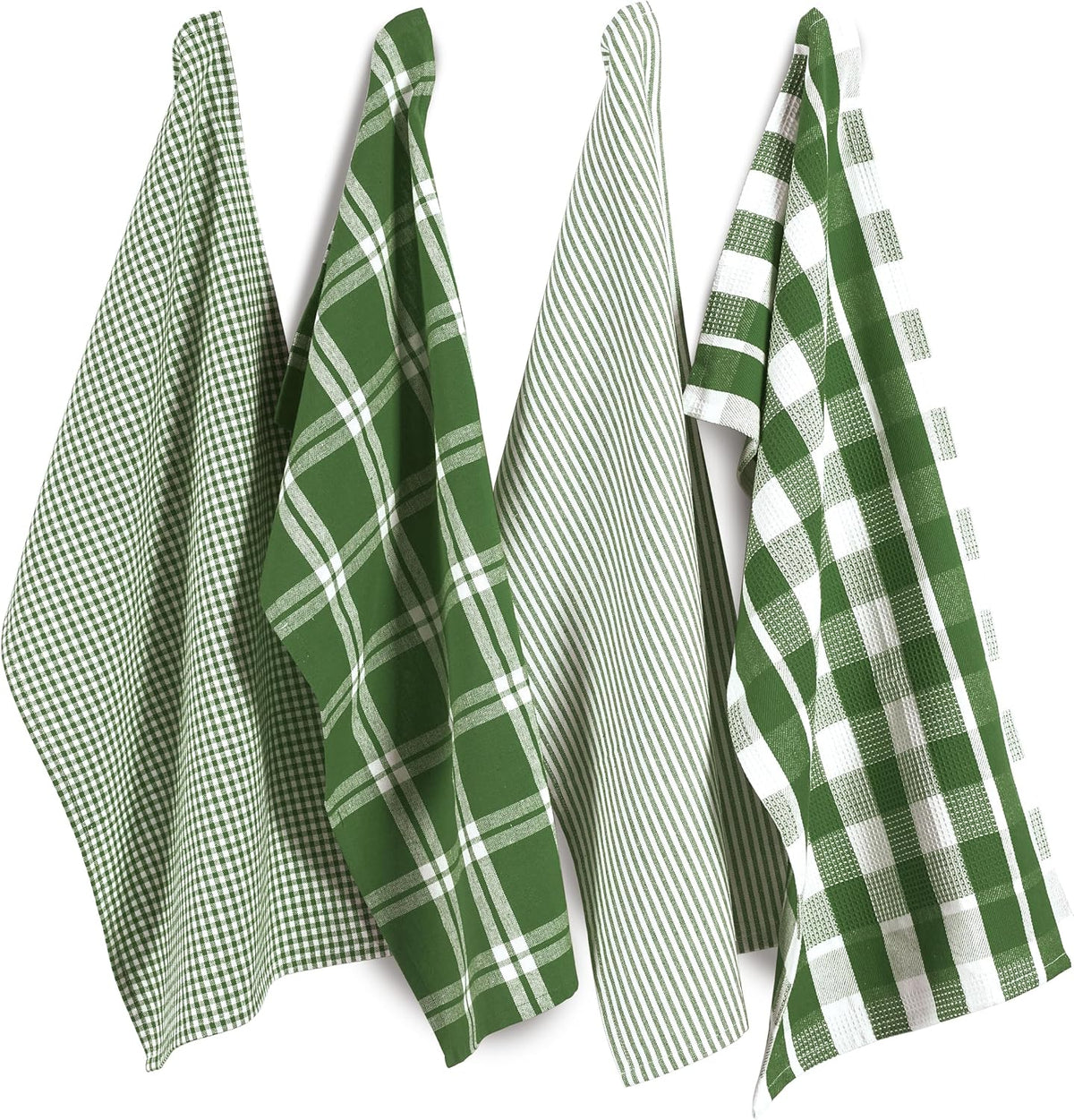 Dish Towels for Kitchen 100% Cotton Tightly Woven - Olive