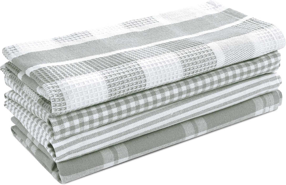 Dish Towels for Kitchen 100% Cotton Tightly Woven - Olive