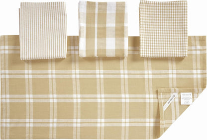 Dish Towels for Kitchen 100% Cotton Tightly Woven - Olive