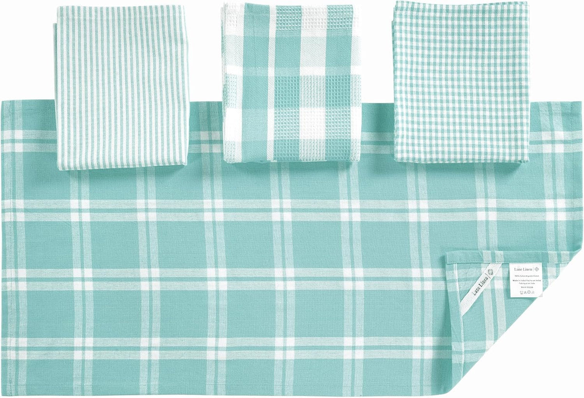 Dish Towels for Kitchen 100% Cotton Tightly Woven - Olive