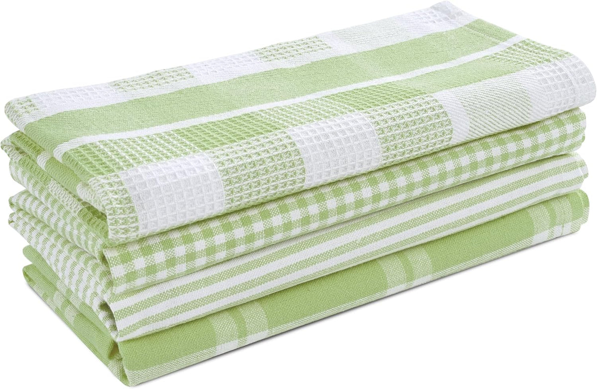 Dish Towels for Kitchen 100% Cotton Tightly Woven - Olive