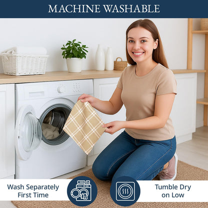 Dish Towels for Kitchen 100% Cotton Tightly Woven - Olive