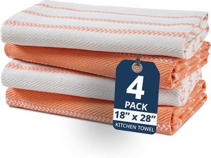 Dish Towels for Kitchen 100% Cotton Tightly Woven - Olive