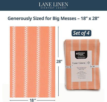 Dish Towels for Kitchen 100% Cotton Tightly Woven - Olive