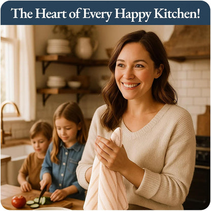 Dish Towels for Kitchen 100% Cotton Tightly Woven - Olive