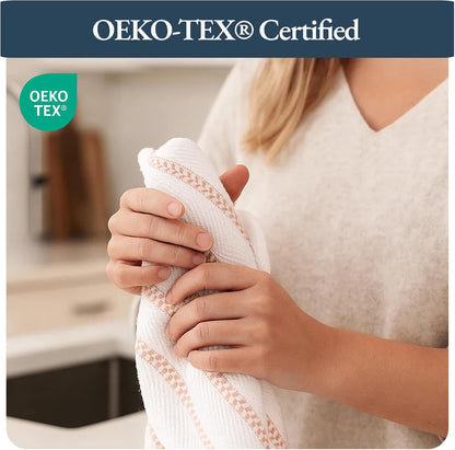 Dish Towels for Kitchen 100% Cotton Tightly Woven - Olive