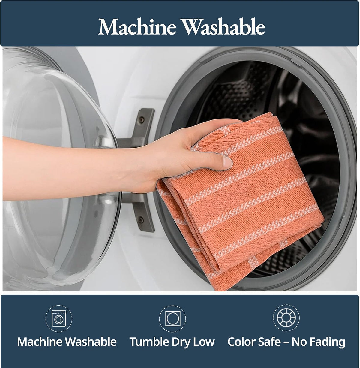 Dish Towels for Kitchen 100% Cotton Tightly Woven - Olive