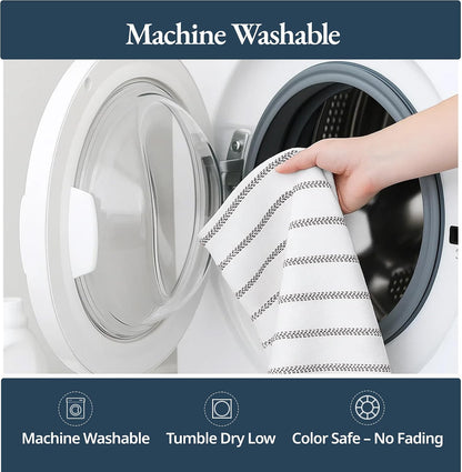 Dish Towels for Kitchen 100% Cotton Tightly Woven - Olive