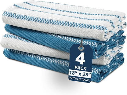 Dish Towels for Kitchen 100% Cotton Tightly Woven - Olive