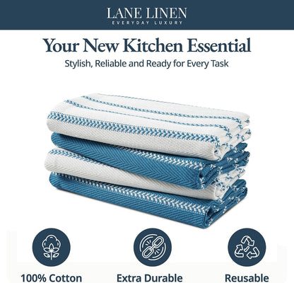 Dish Towels for Kitchen 100% Cotton Tightly Woven - Olive