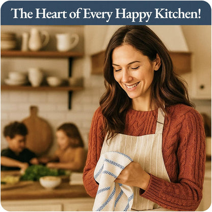 Dish Towels for Kitchen 100% Cotton Tightly Woven - Olive