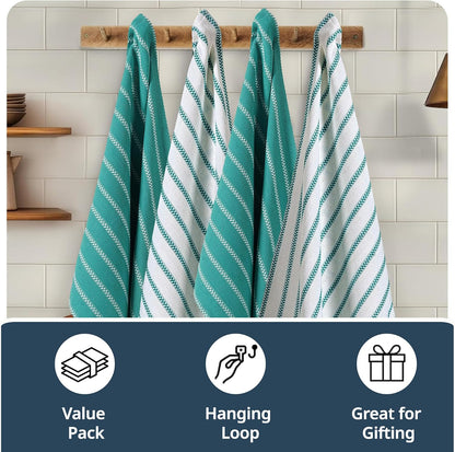 Dish Towels for Kitchen 100% Cotton Tightly Woven - Olive