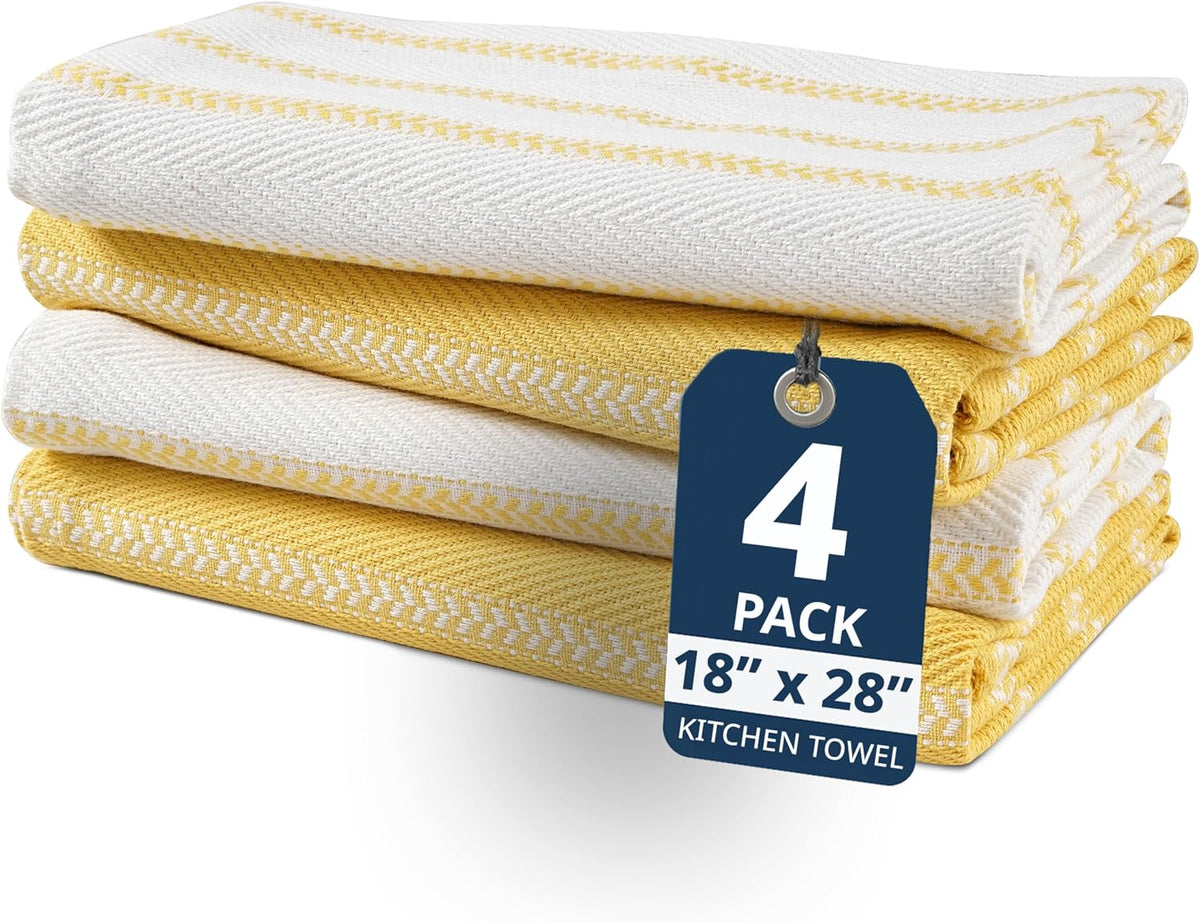 Dish Towels for Kitchen 100% Cotton Tightly Woven - Olive