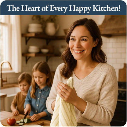 Dish Towels for Kitchen 100% Cotton Tightly Woven - Olive