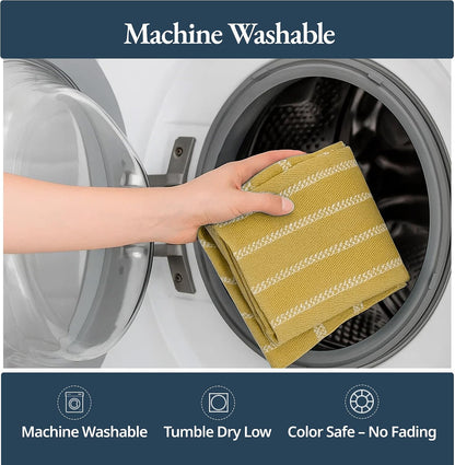 Dish Towels for Kitchen 100% Cotton Tightly Woven - Olive