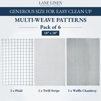 Dish Towels for Kitchen 100% Cotton Tightly Woven - Olive