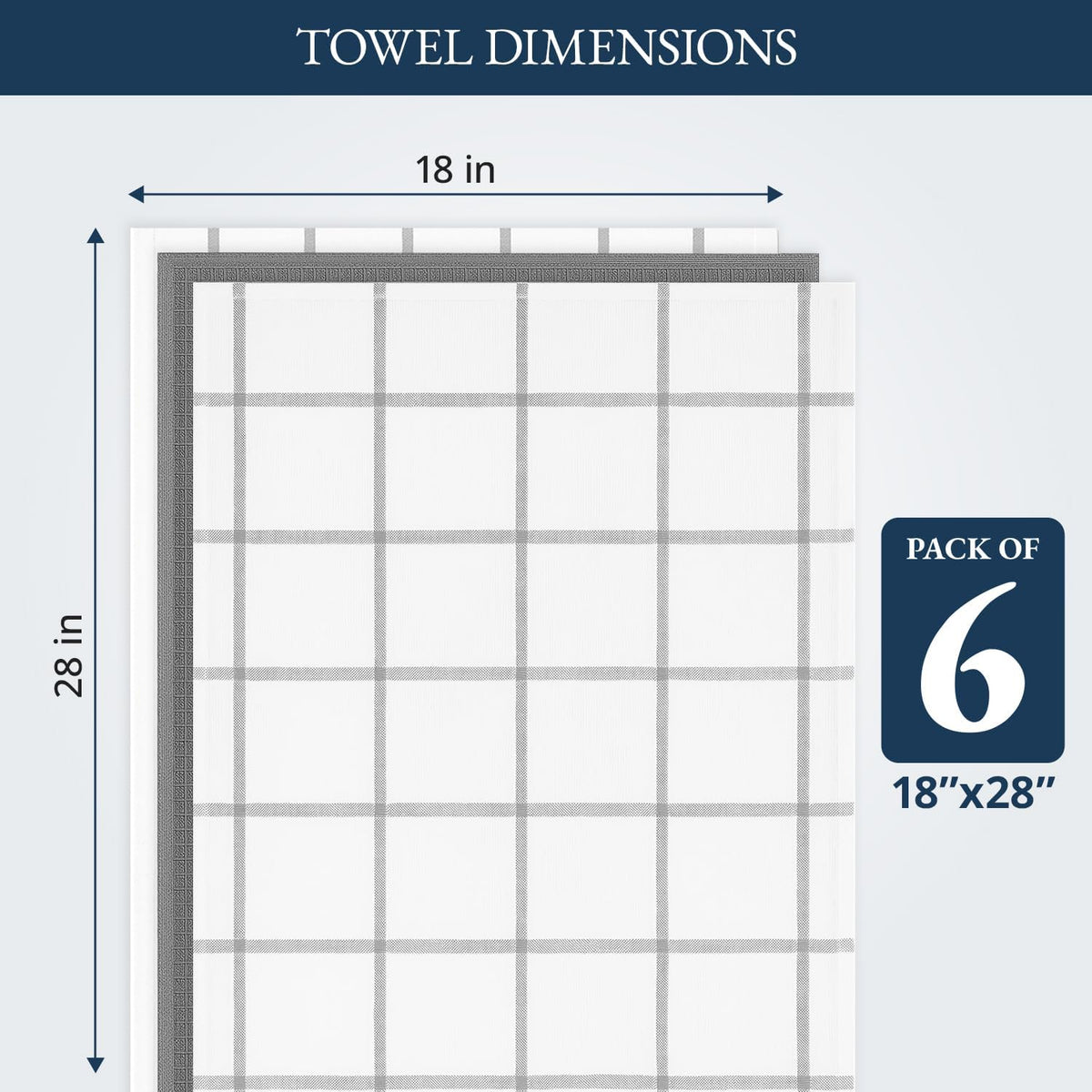 Dish Towels for Kitchen 100% Cotton Tightly Woven - Olive