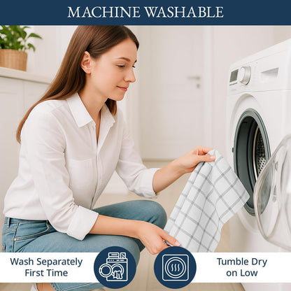 Dish Towels for Kitchen 100% Cotton Tightly Woven - Olive