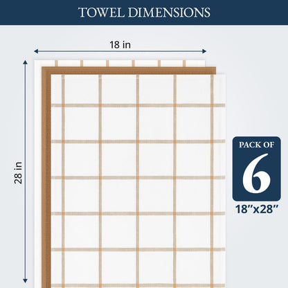 Dish Towels for Kitchen 100% Cotton Tightly Woven - Olive
