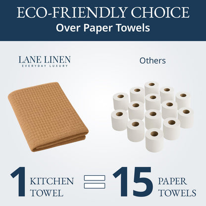 Dish Towels for Kitchen 100% Cotton Tightly Woven - Olive