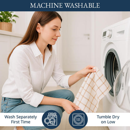 Dish Towels for Kitchen 100% Cotton Tightly Woven - Olive