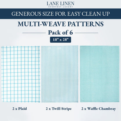Dish Towels for Kitchen 100% Cotton Tightly Woven - Olive