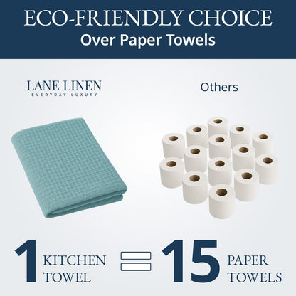 Dish Towels for Kitchen 100% Cotton Tightly Woven - Olive