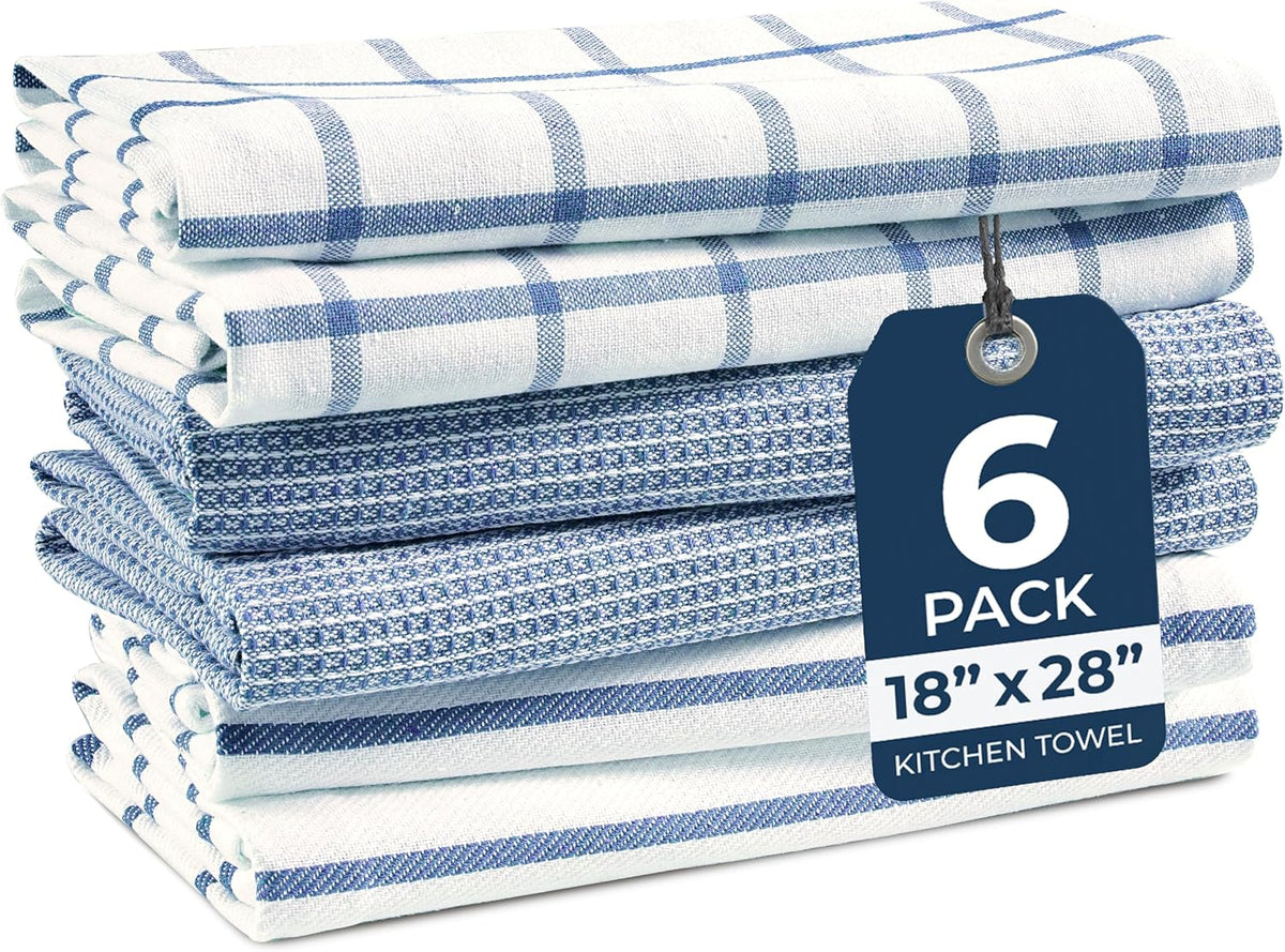 Dish Towels for Kitchen 100% Cotton Tightly Woven - Olive