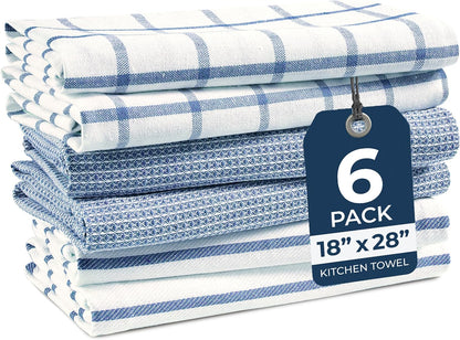 Dish Towels for Kitchen 100% Cotton Tightly Woven - Olive